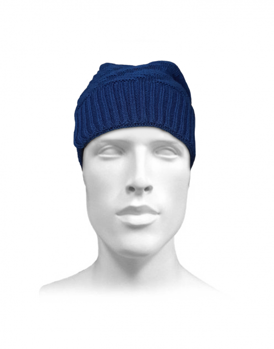 Unisex acrylic  self Designer Cap navy